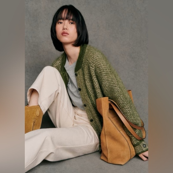 EUC Sézane Noah Jacket in Perfect Green Size M - Picture 5 of 9